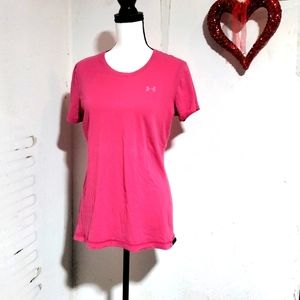 Under Armour Pink Tshirt Sz Medium